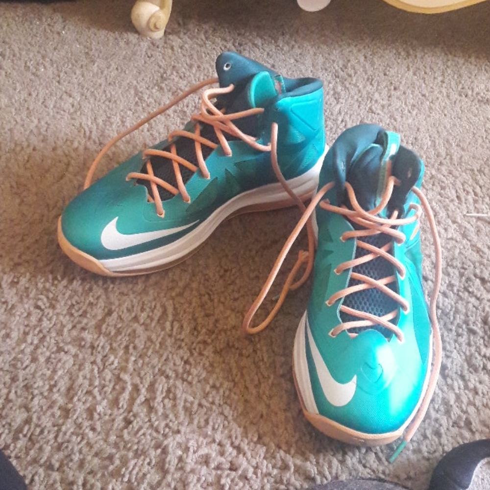 Nike LeBron X GS Miami Green - Picture 1 of 7